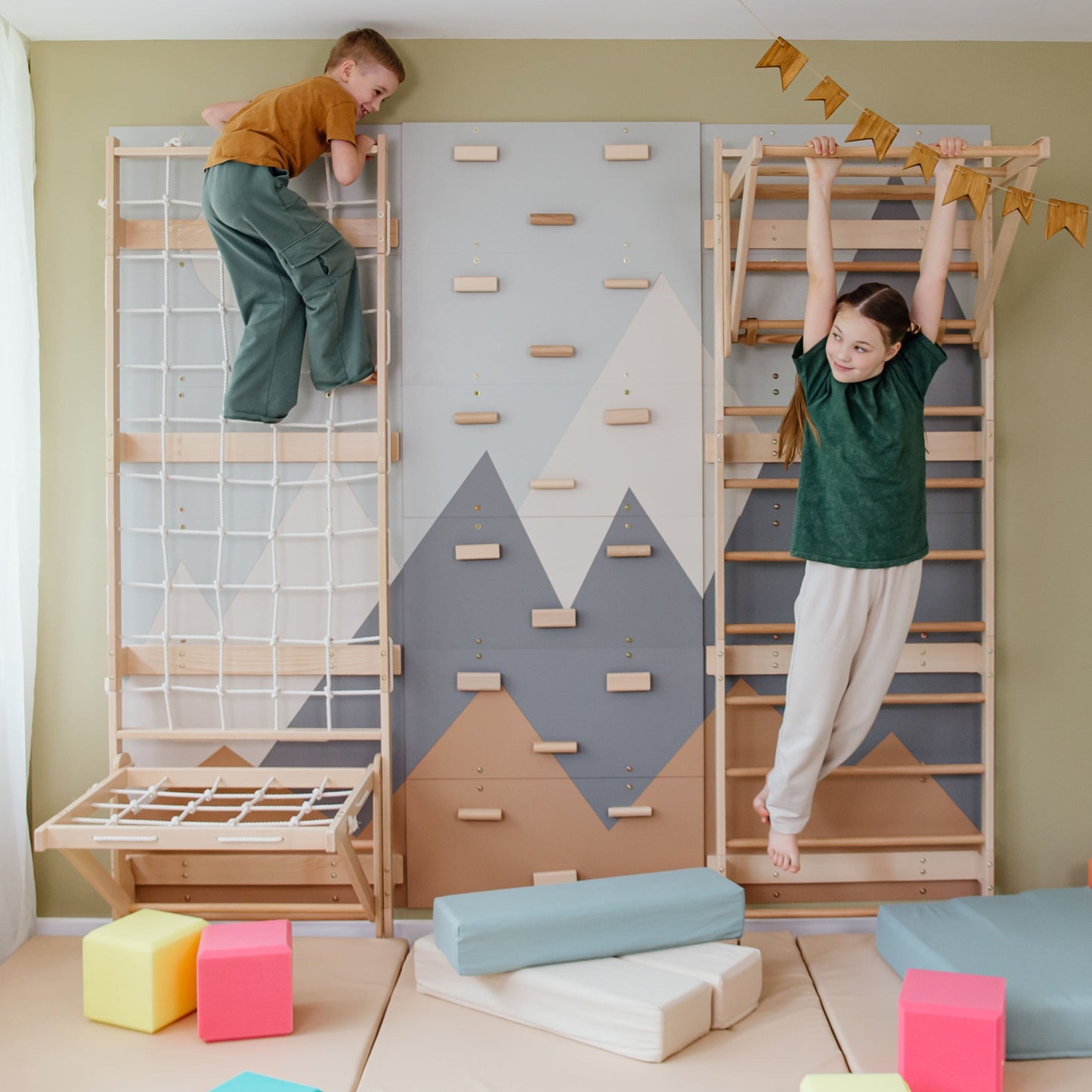 Swedish Ladder Wall Gym