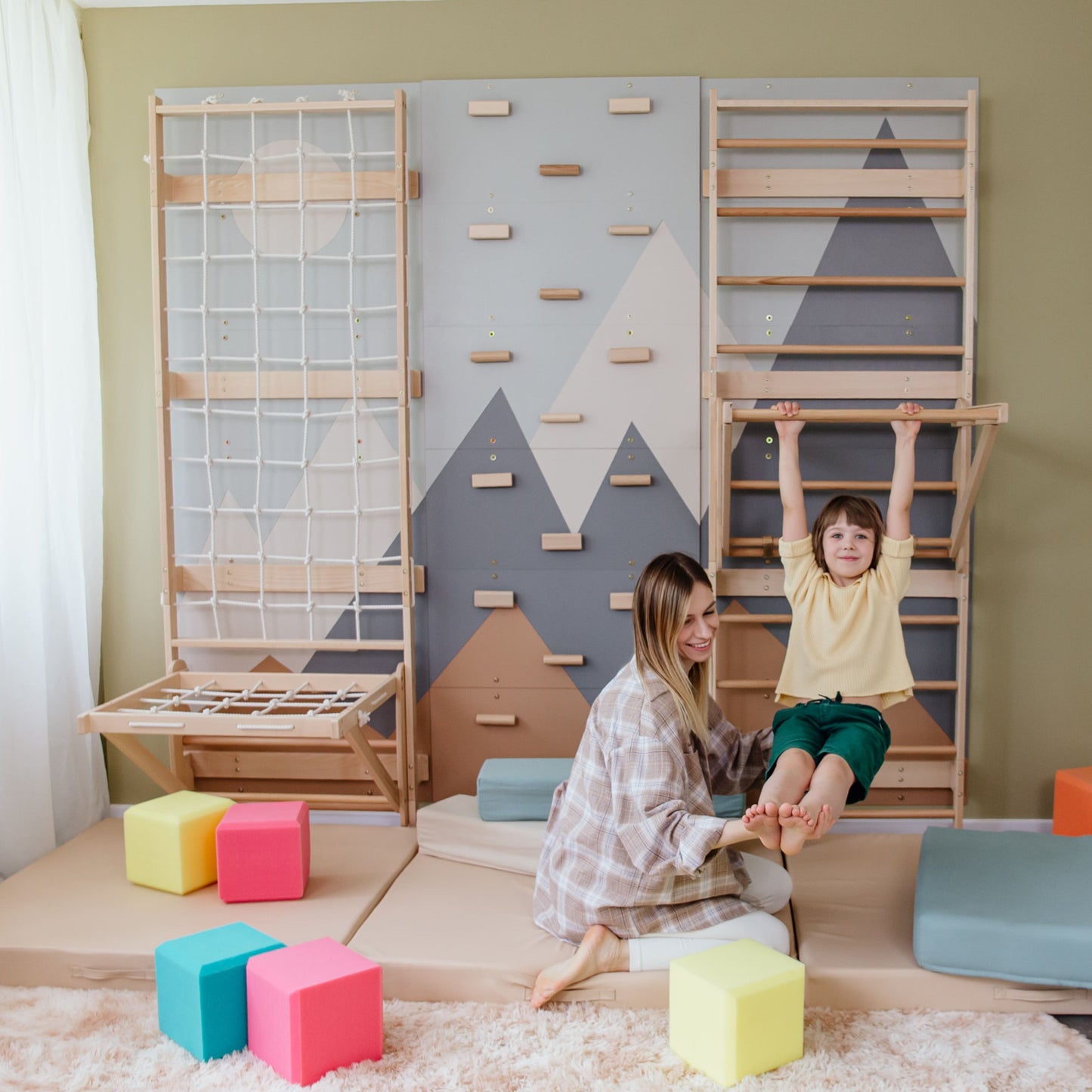 Swedish Ladder Wall Gym