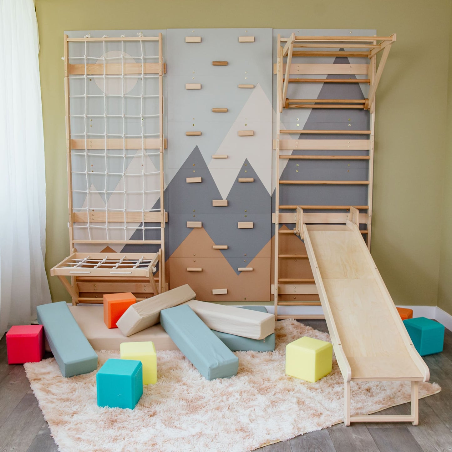 Swedish Ladder Wall Gym