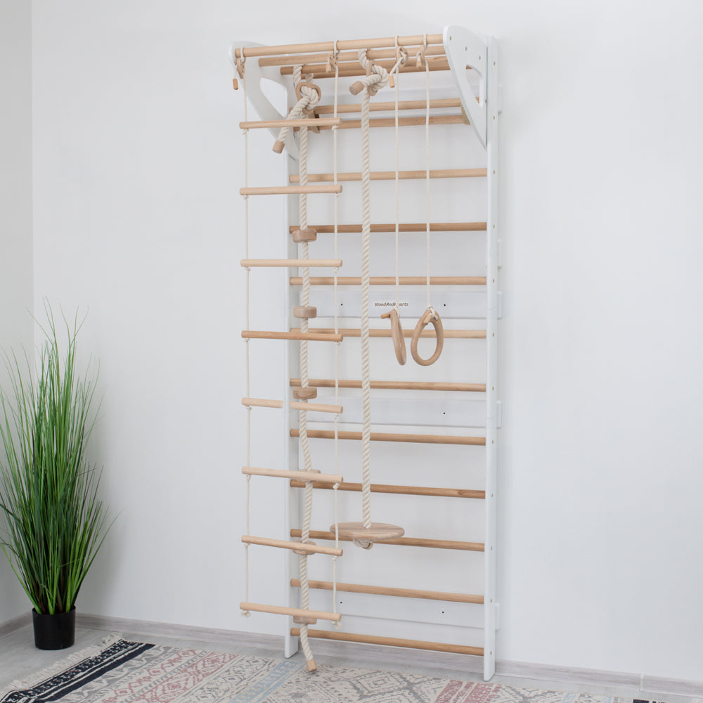 Swedish Wall Gym Set with Accessories