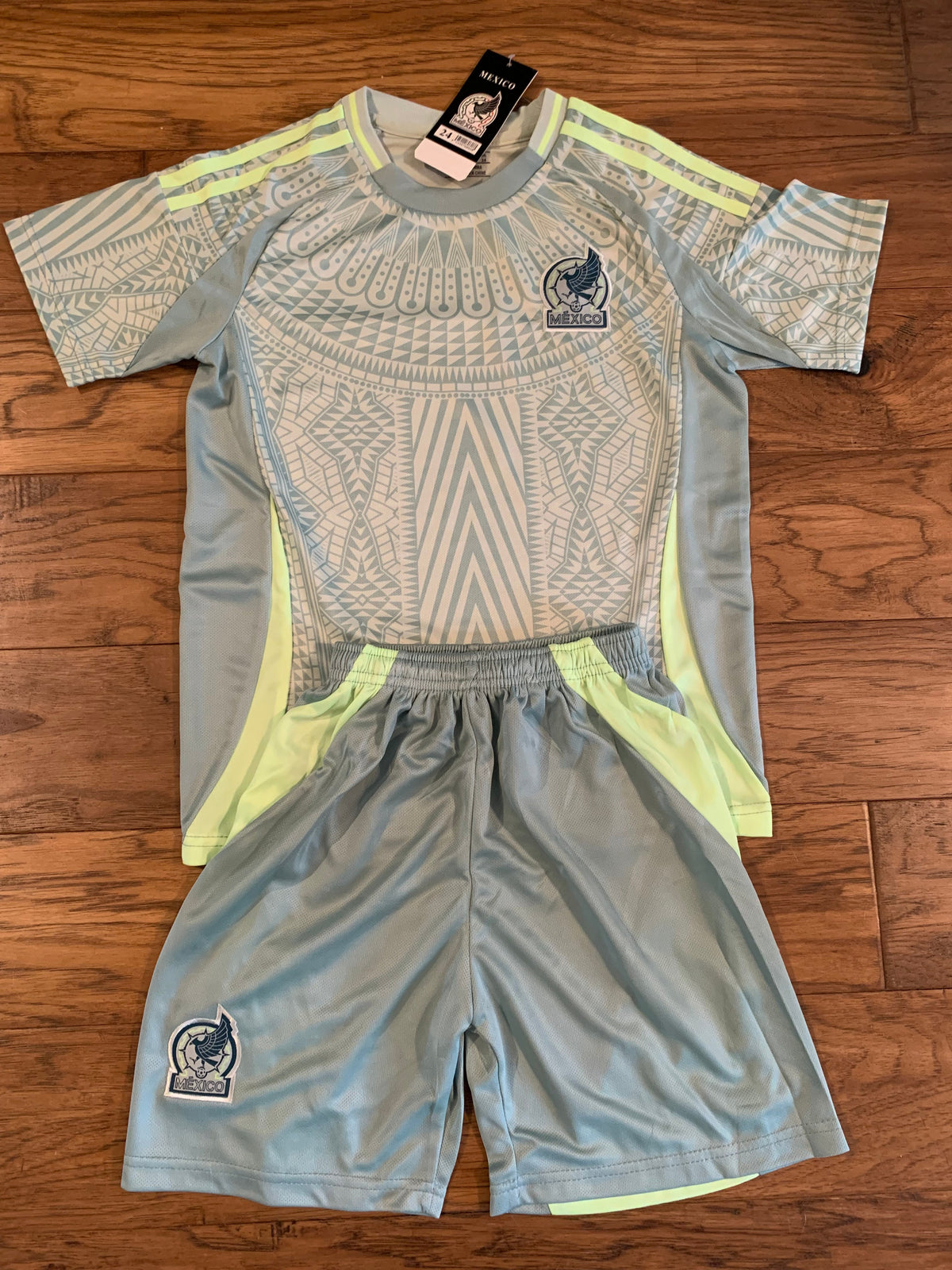Mexico National Soccer Jersey Kit Kids Youth & Toddler - 2 Piece Set