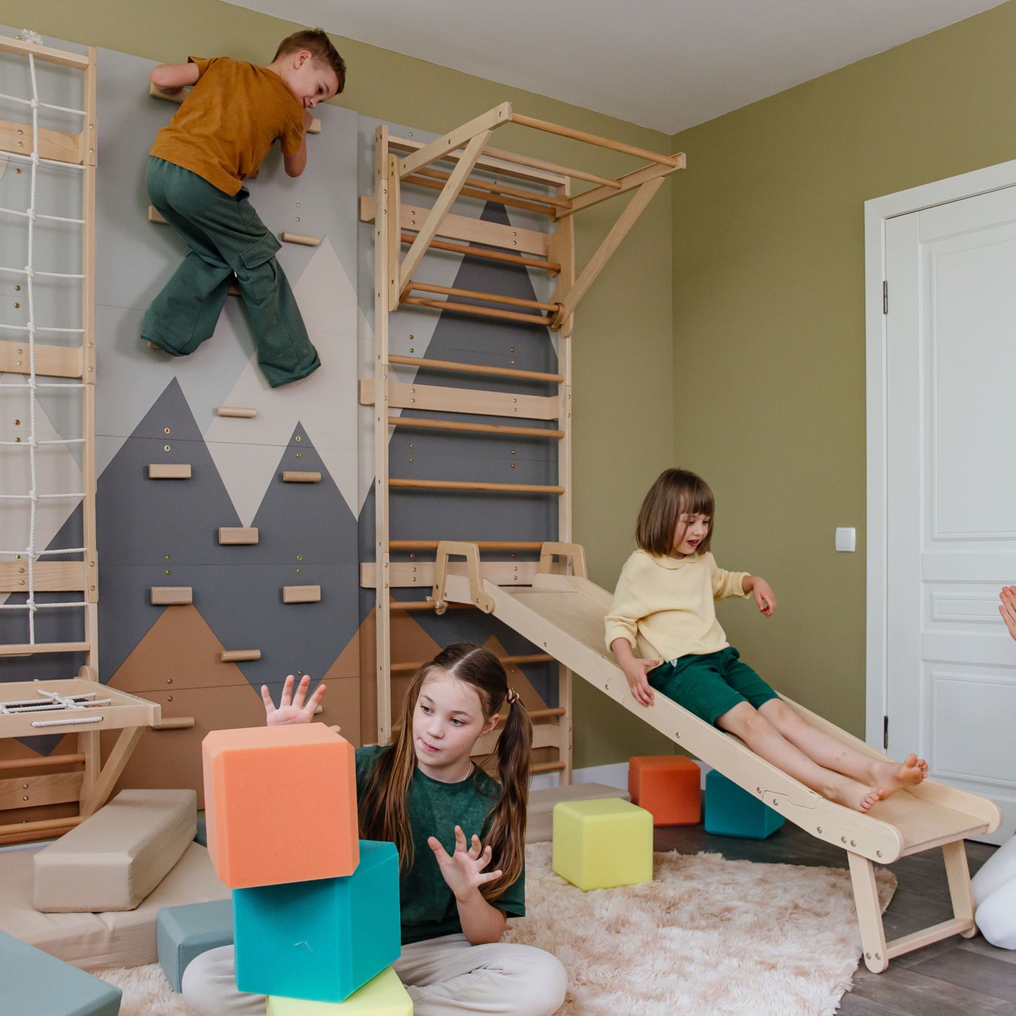 Swedish Ladder Wall Gym