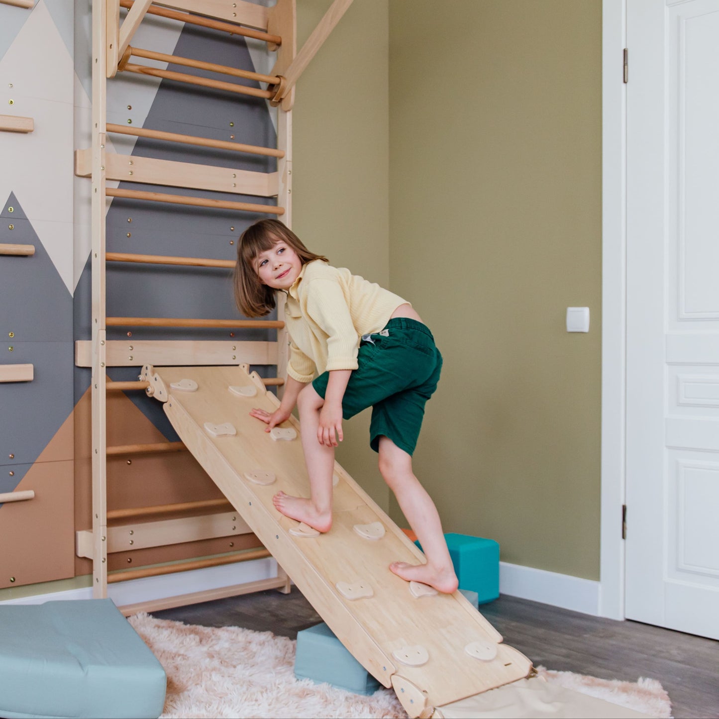 Swedish Ladder Wall Gym