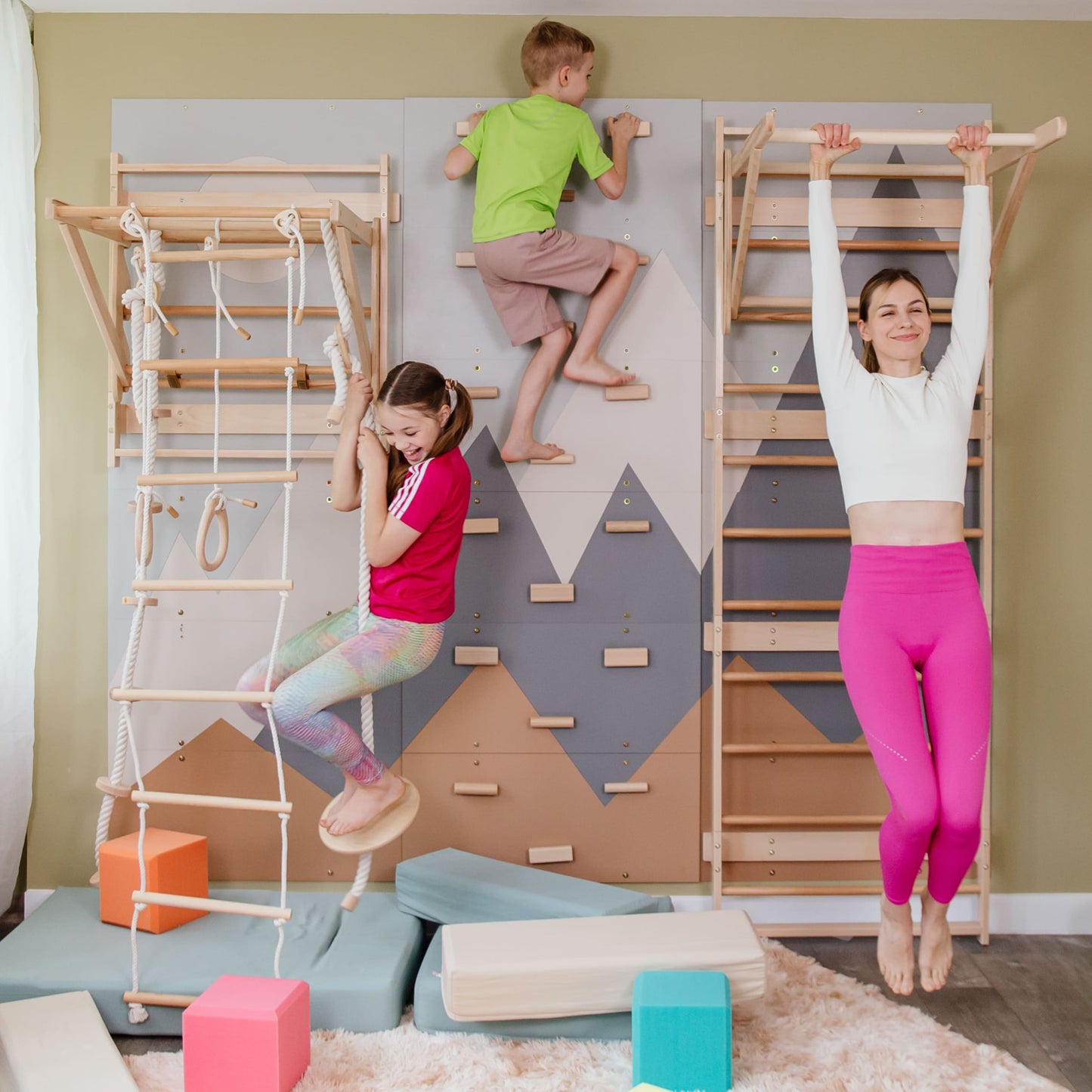 Swedish Ladder Wall Gym