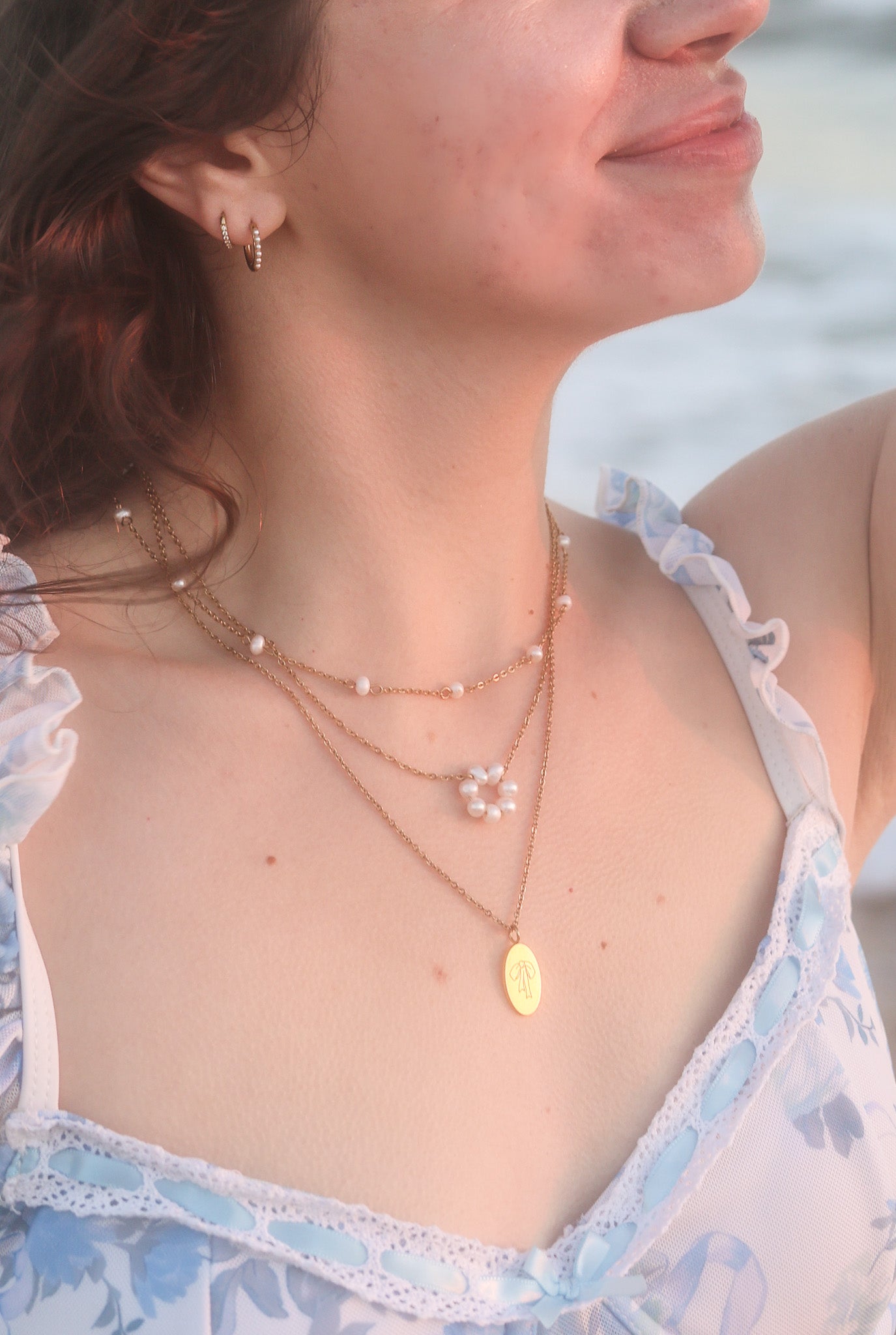 Bow Pendant Necklace