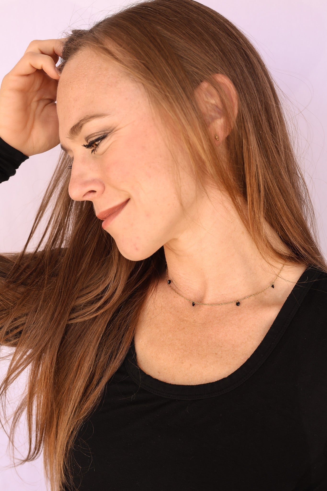 Madison Necklace in Black