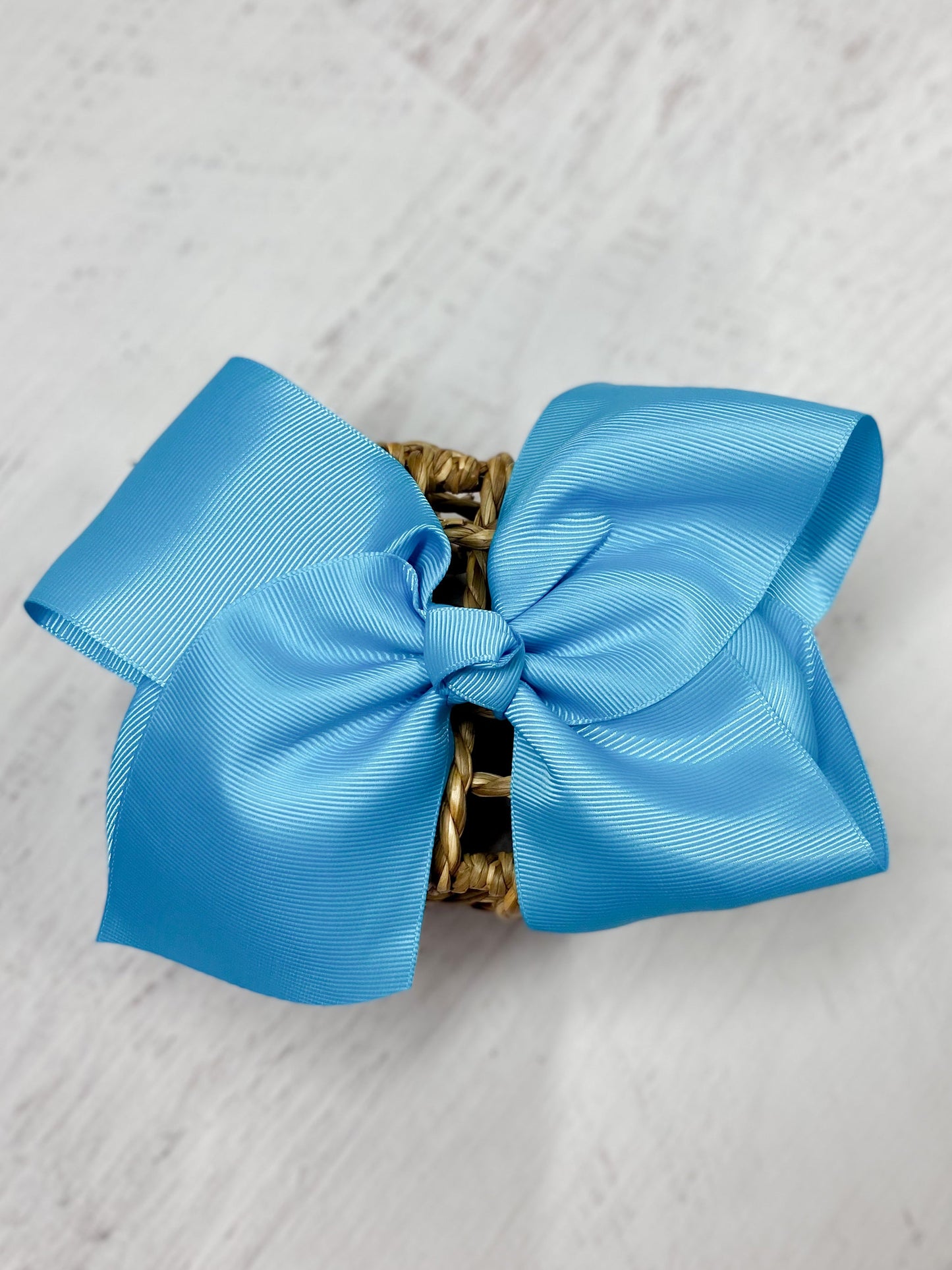 Texas Size Big Hair Bows - French Clip - 6.5" - 36 colors