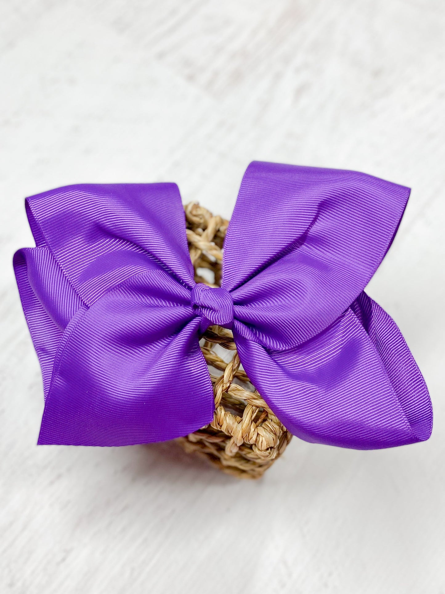 Texas Size Big Hair Bows - French Clip - 6.5" - 36 colors