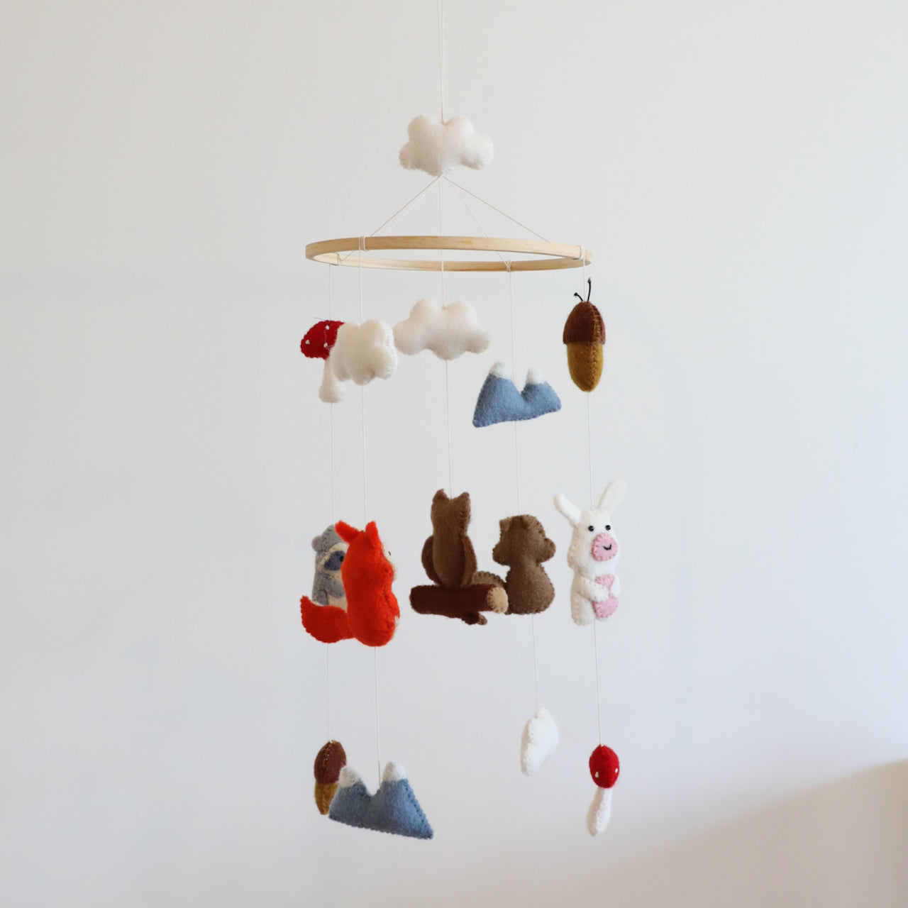 Felt Baby Mobile - Cute Woodland Animal