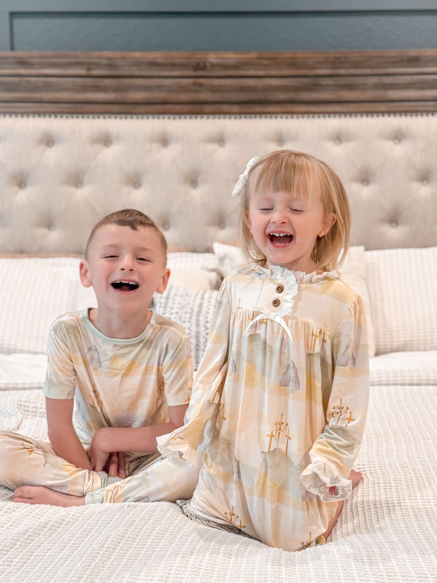 He Is Risen Long Sleeve Morning Gown