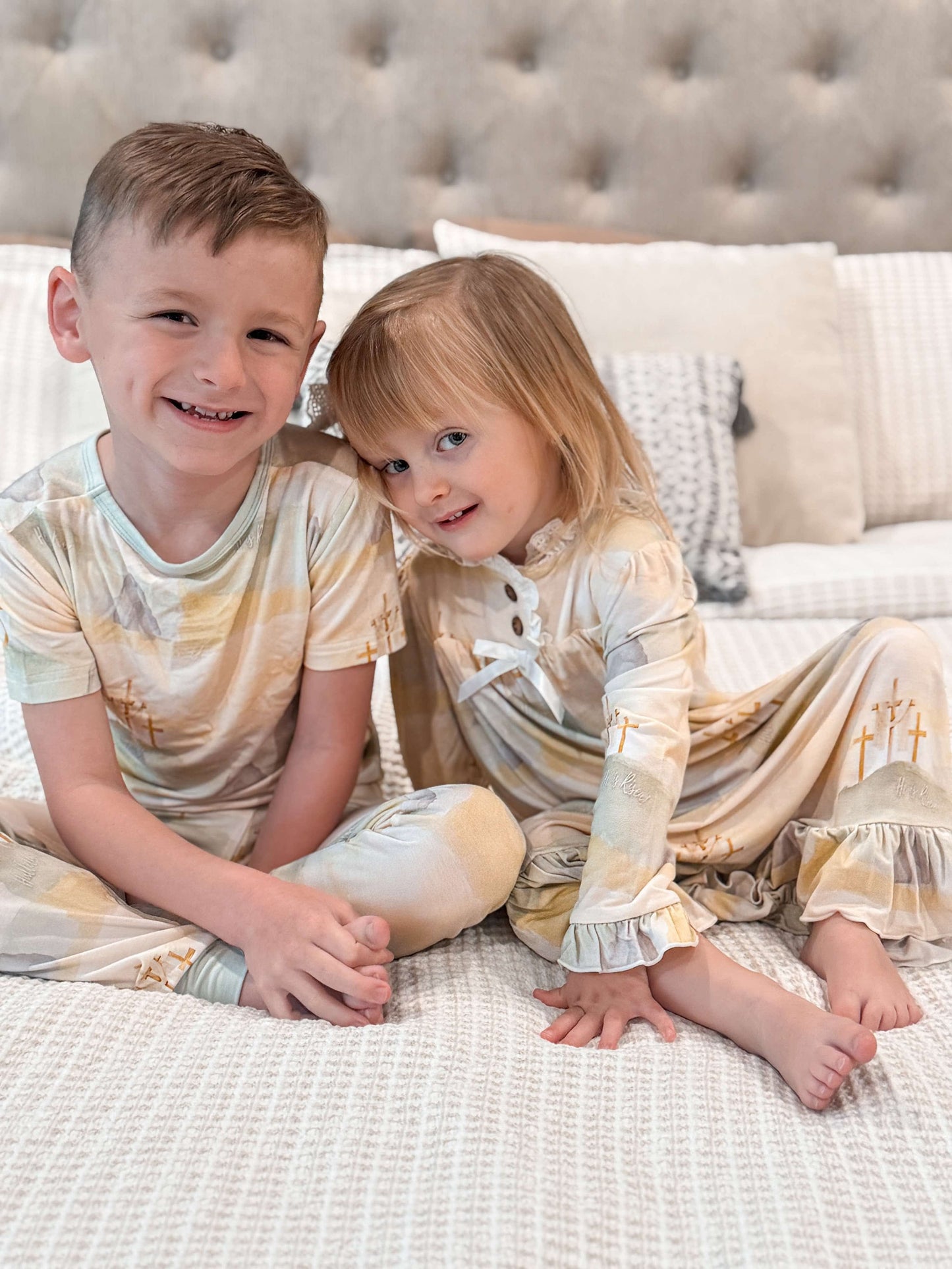 He Is Risen Long Sleeve Morning Gown