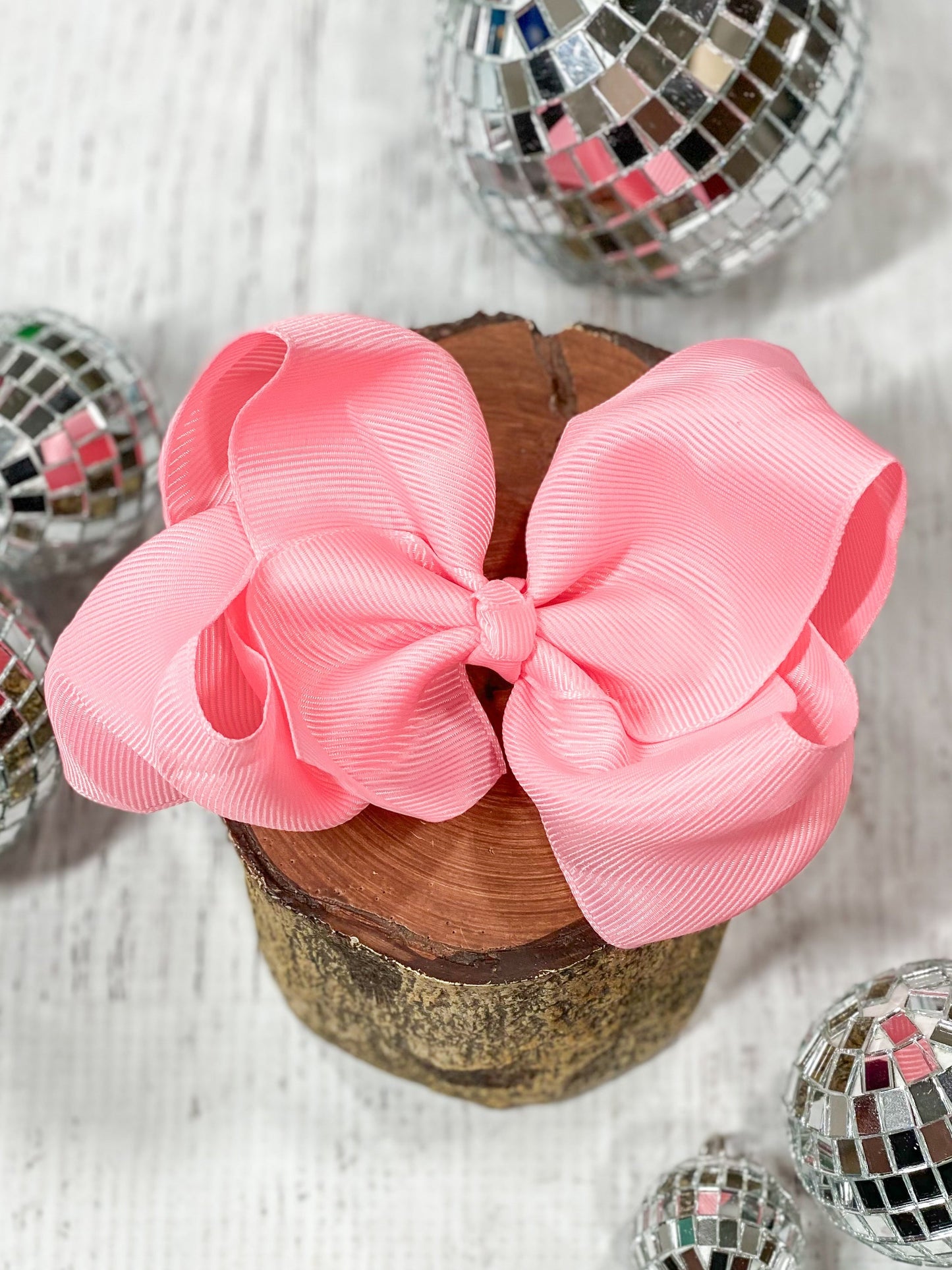 Classic Grosgrain Hair Bow - French Clip - 4.5"