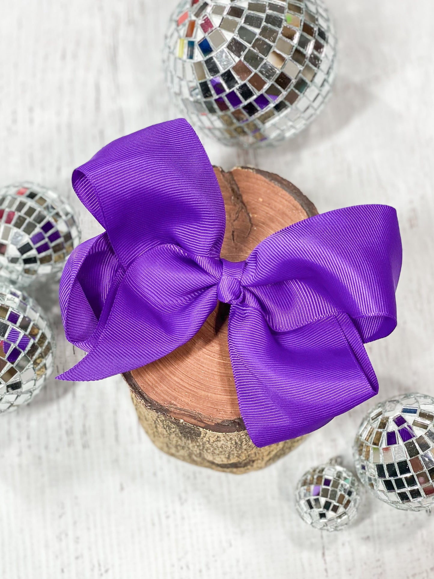 Classic Grosgrain Hair Bow - French Clip - 4.5"
