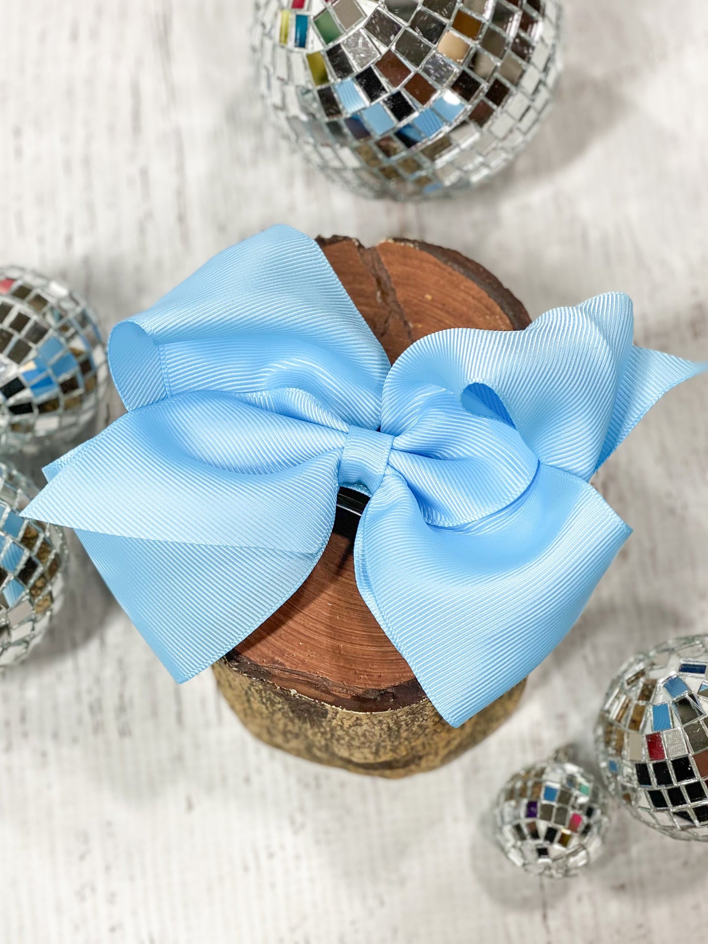 Classic Grosgrain Hair Bow - French Clip - 4.5"