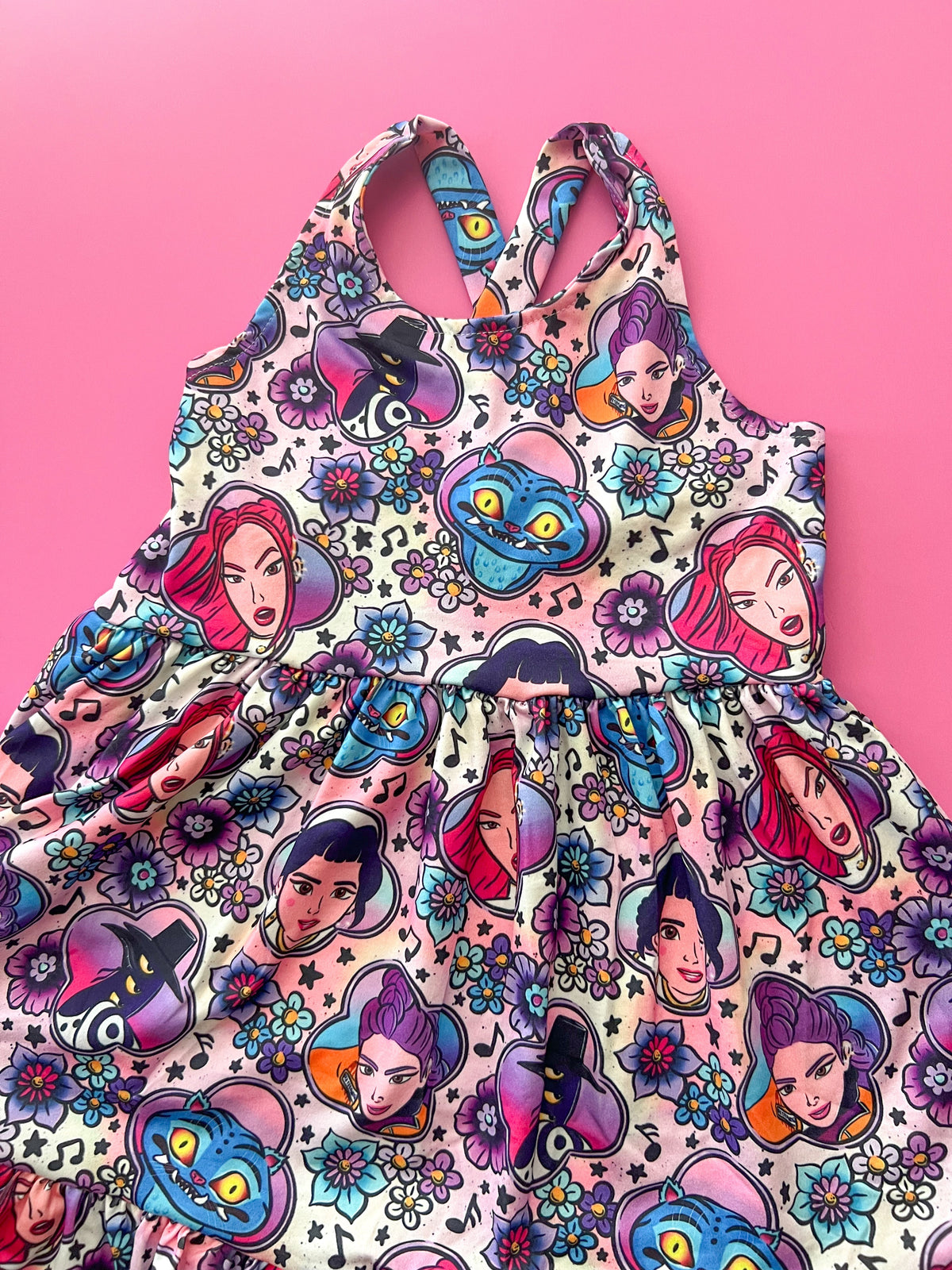 Purple Kpop Girlies Dress