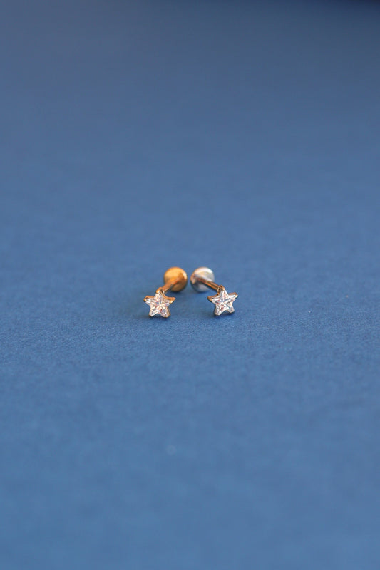 Stella Flat Back Stud