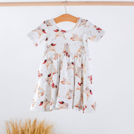 MVP: Mississippi Bulldogs Organic Cotton Dress for Kids