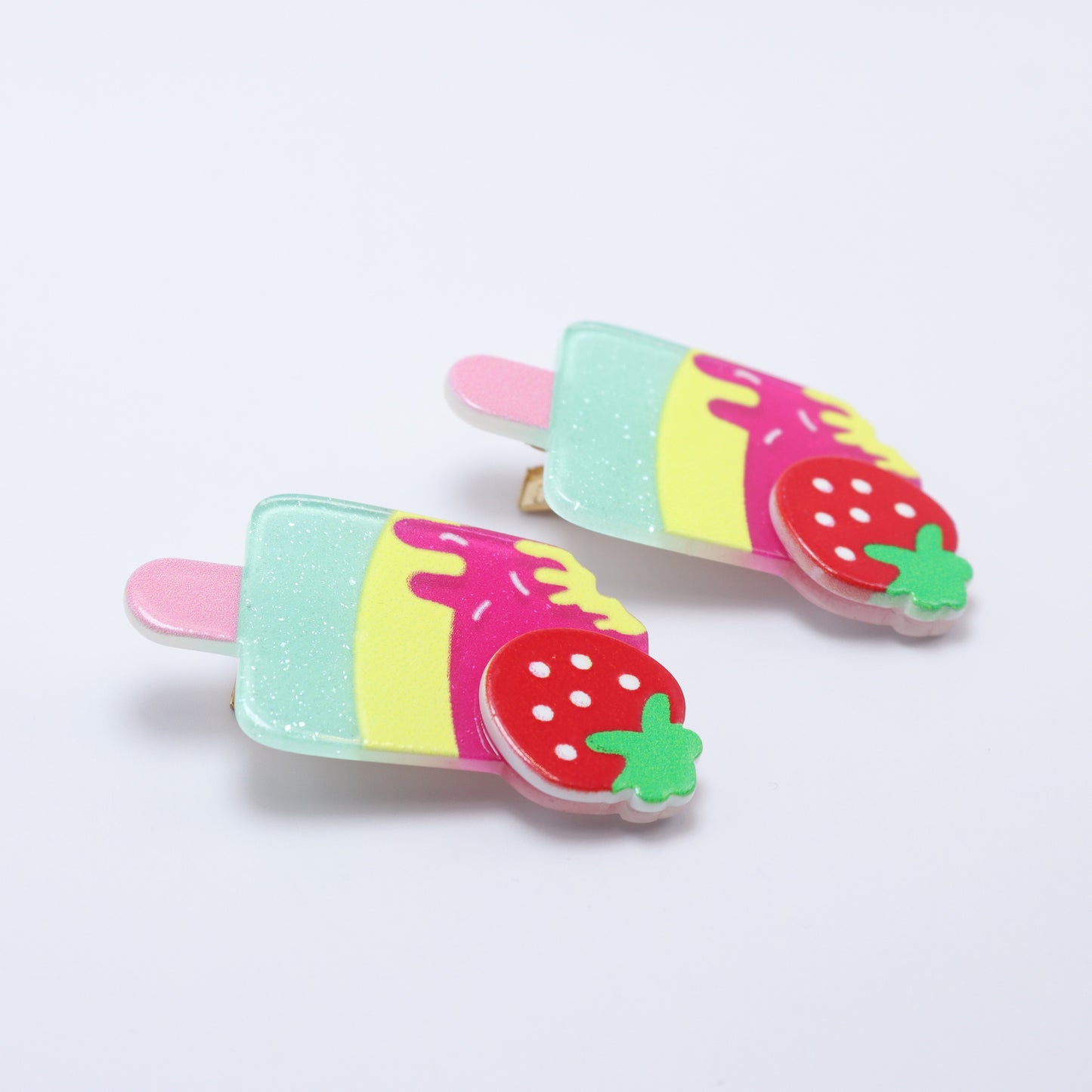 Summer Popsicles Hair Clips (Set of 2)