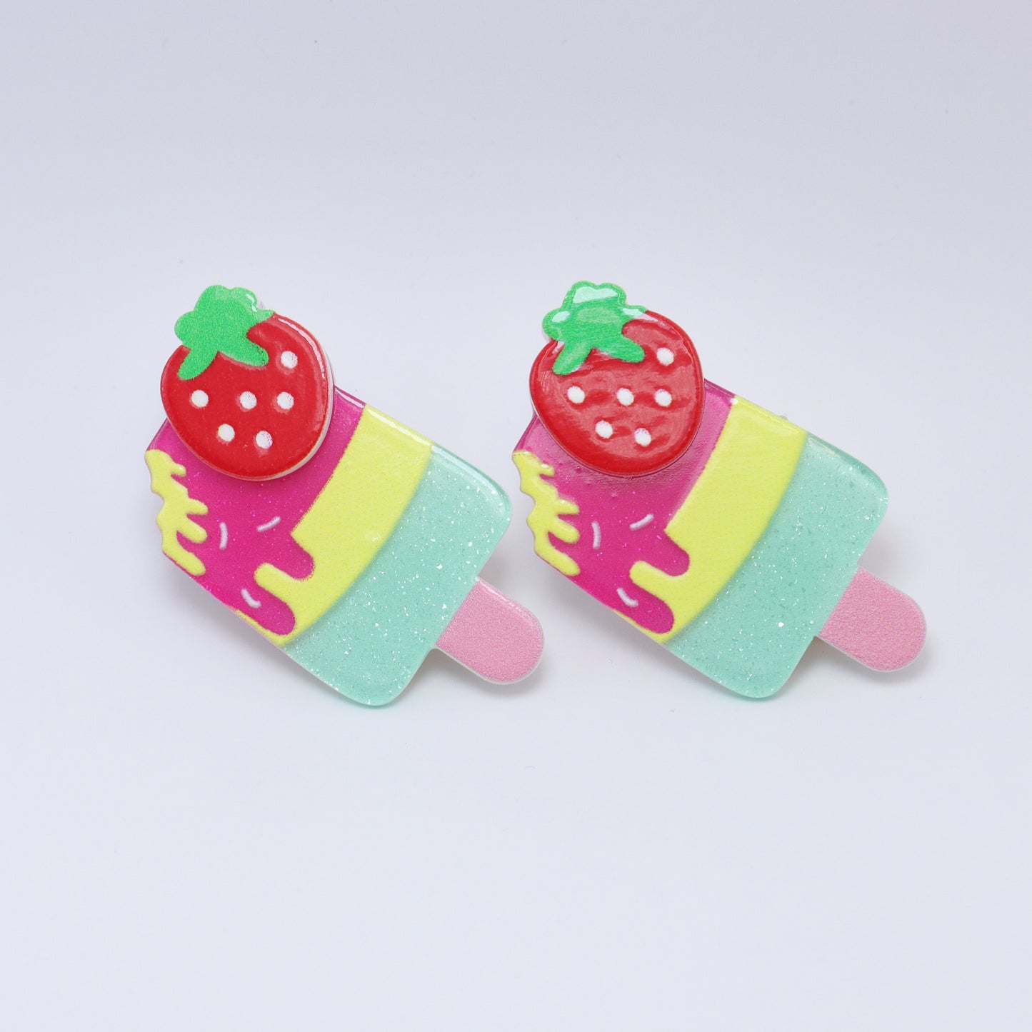 Summer Popsicles Hair Clips (Set of 2)