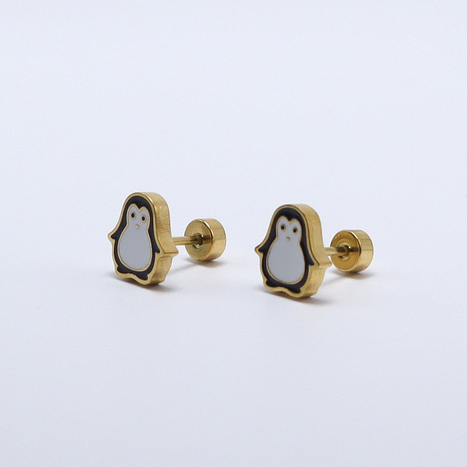 Playtime Pals Earrings (Gold Plated)