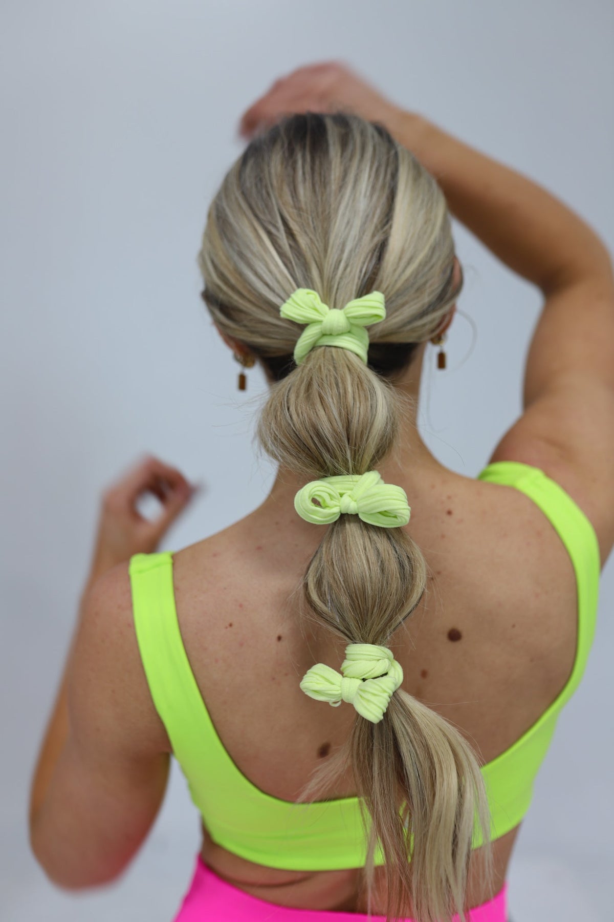 BOW SLICK BACK PONYTAILS (PACK OF 3)
