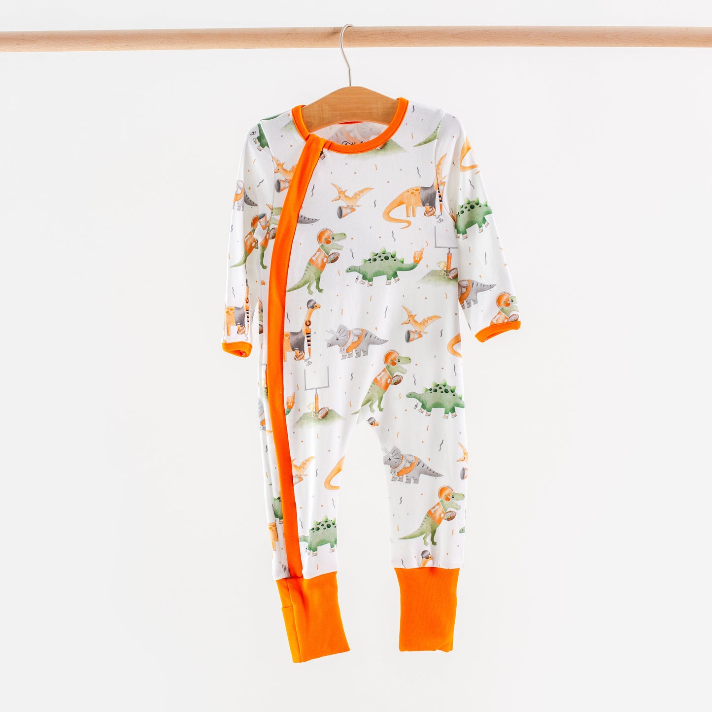 Texas Dinos All-Stars Organic Cotton Kids Pajamas