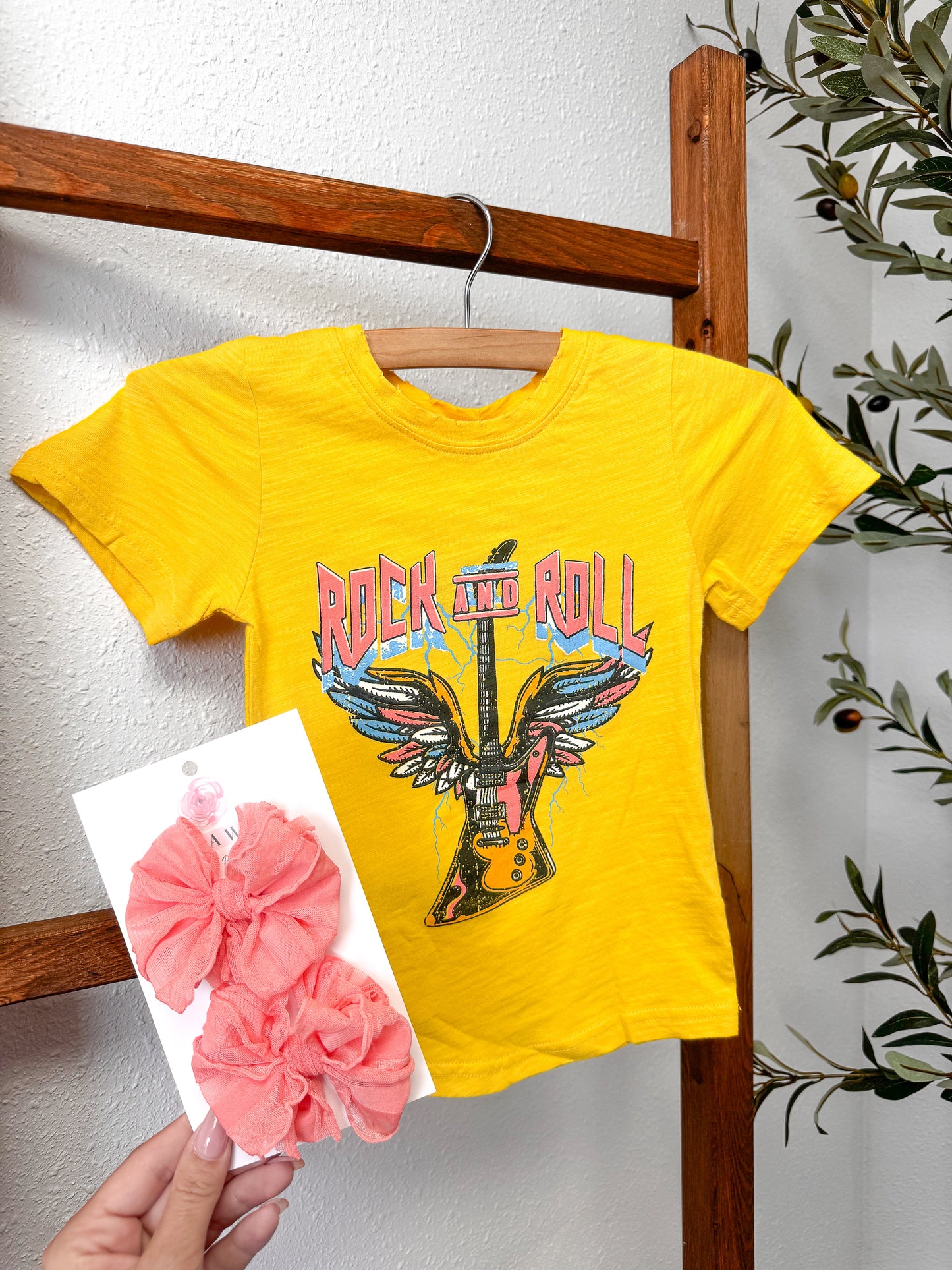 Rock n Roll Distressed Graphic Tee