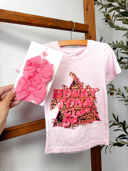 Honky Tonk Babe Distressed Graphic Tee