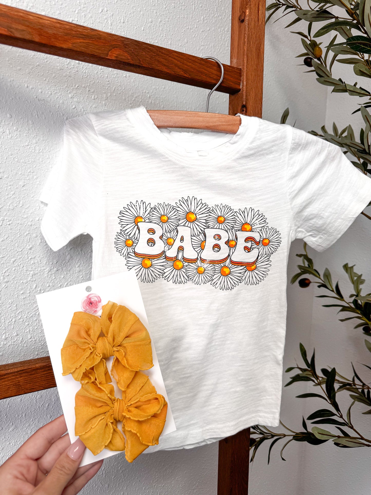 Babe Distressed Graphic Tee