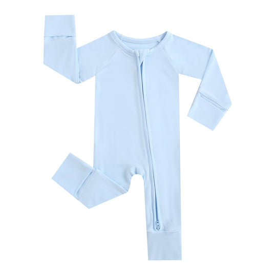 Dewdrop Zippered Baby Romper