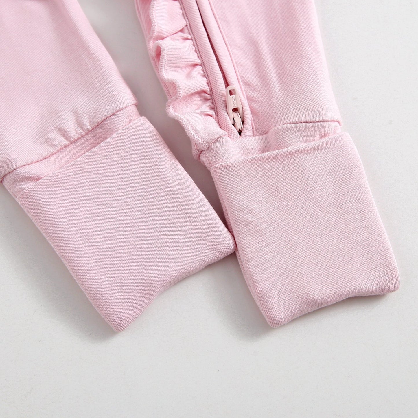 Dawn Ruffled Zippered Baby Romper