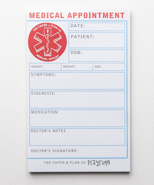 Medical Appointment Playtime Pad®