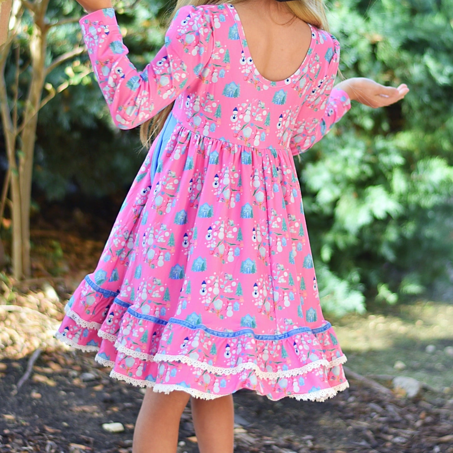 Pretty Snowman Twirl Set