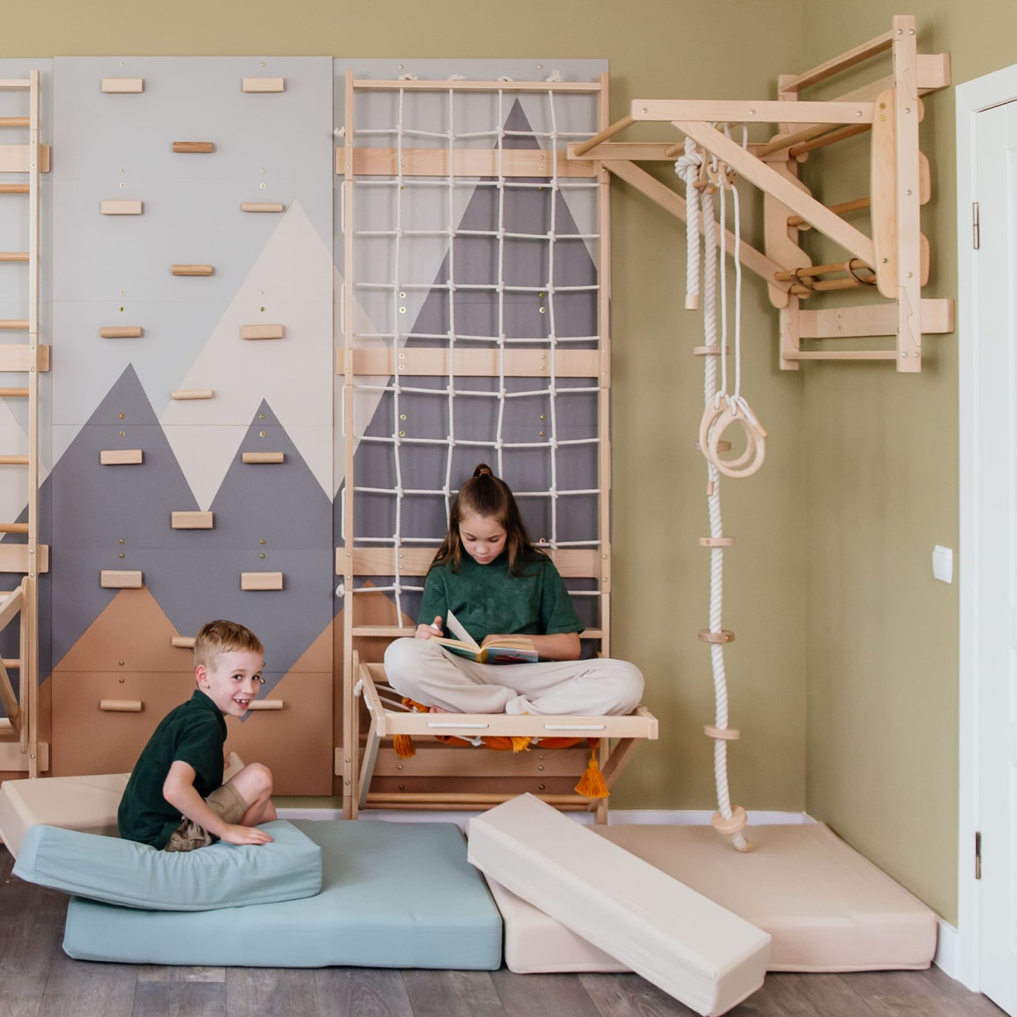 Swedish Ladder Wall Gym