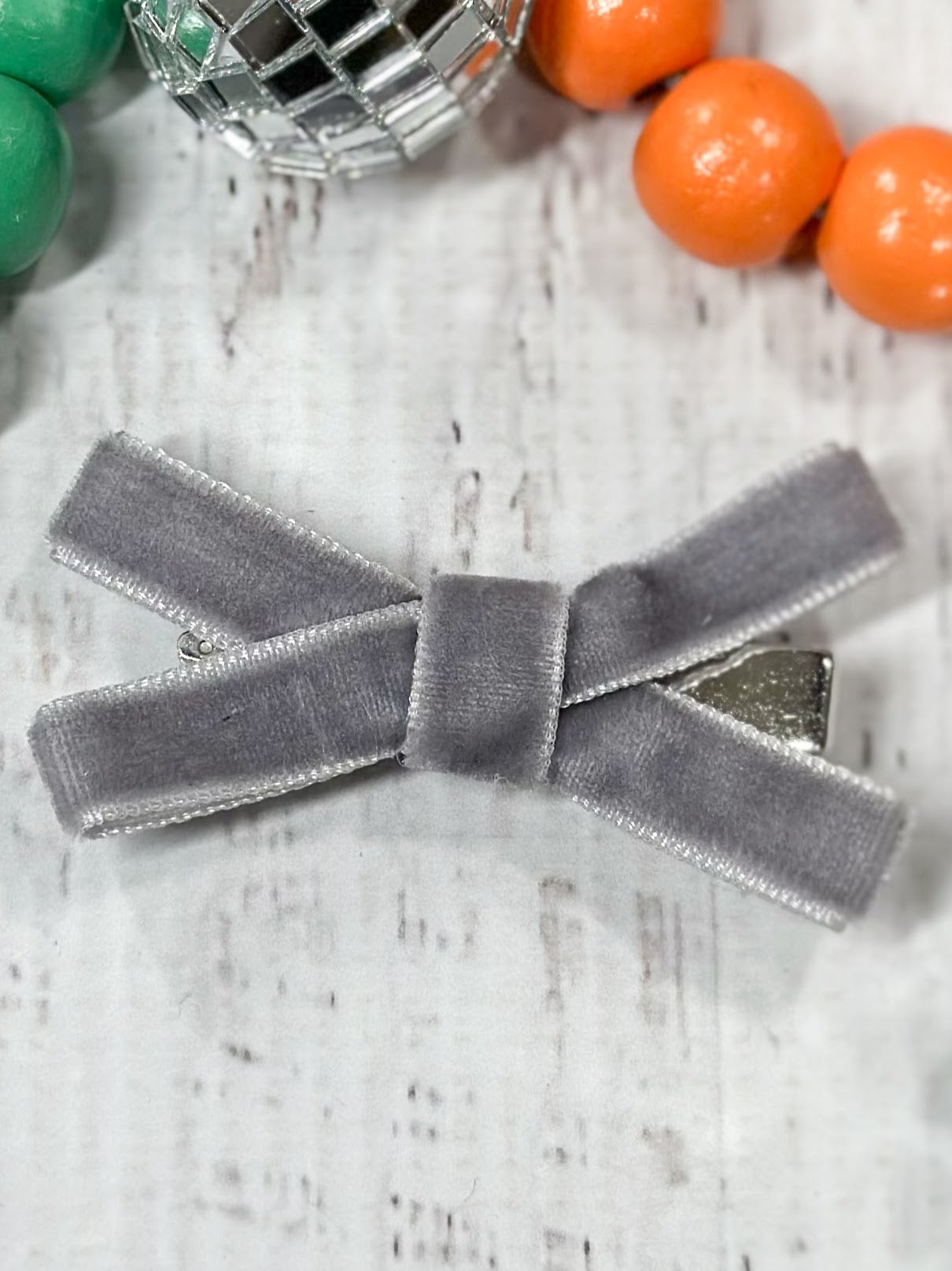 Velvet Bow Clippies