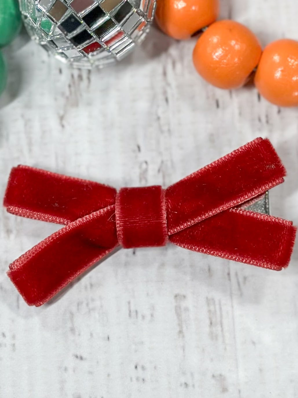 Velvet Bow Clippies