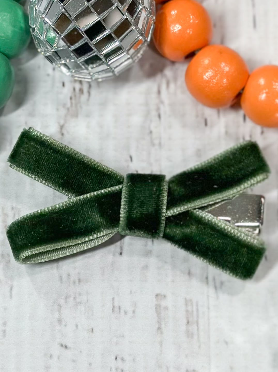 Velvet Bow Clippies