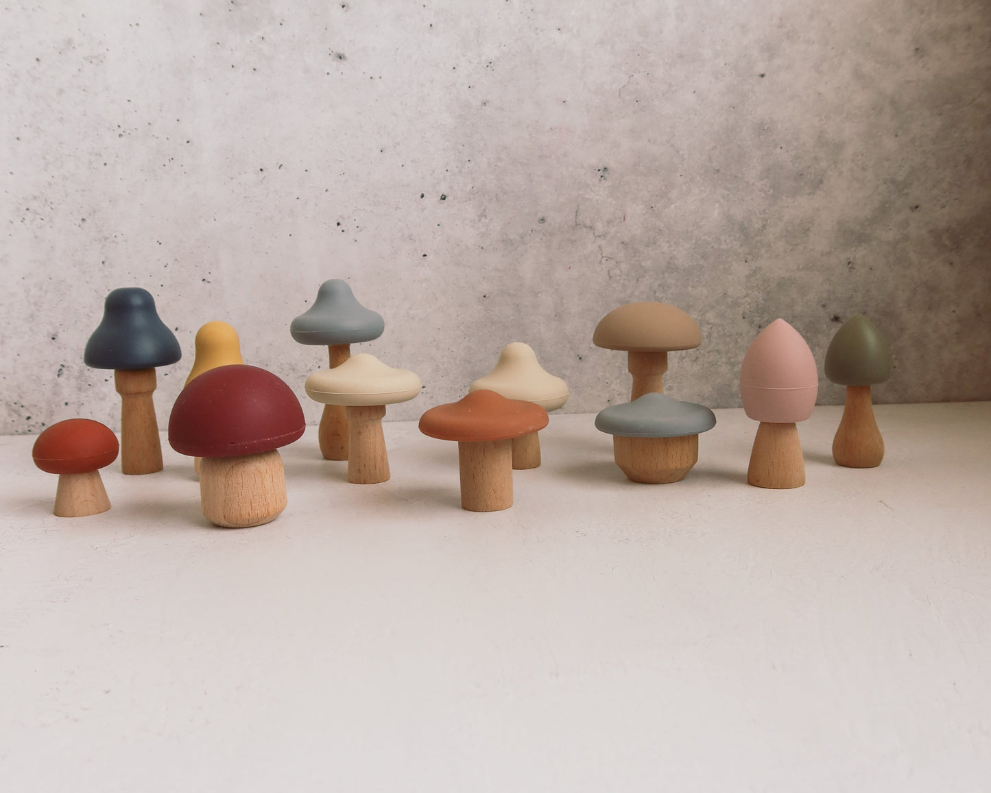 Mushroom Toy | Wood & Silicone + Imaginative + Montessori | LYTL®️