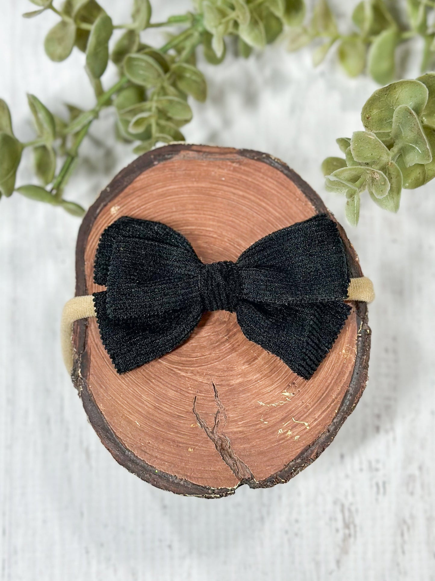 Corduroy Bow Headband