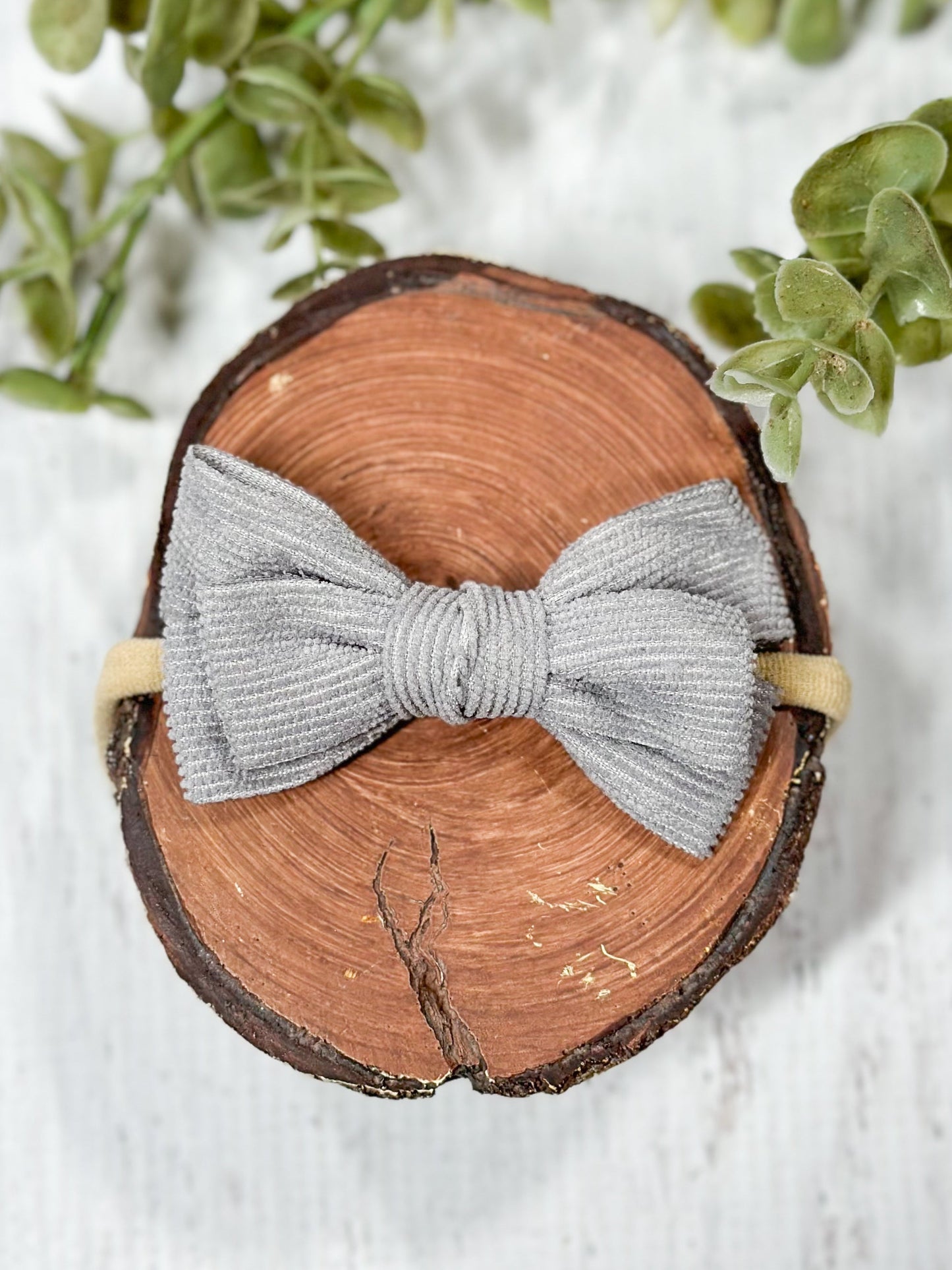 Corduroy Bow Headband