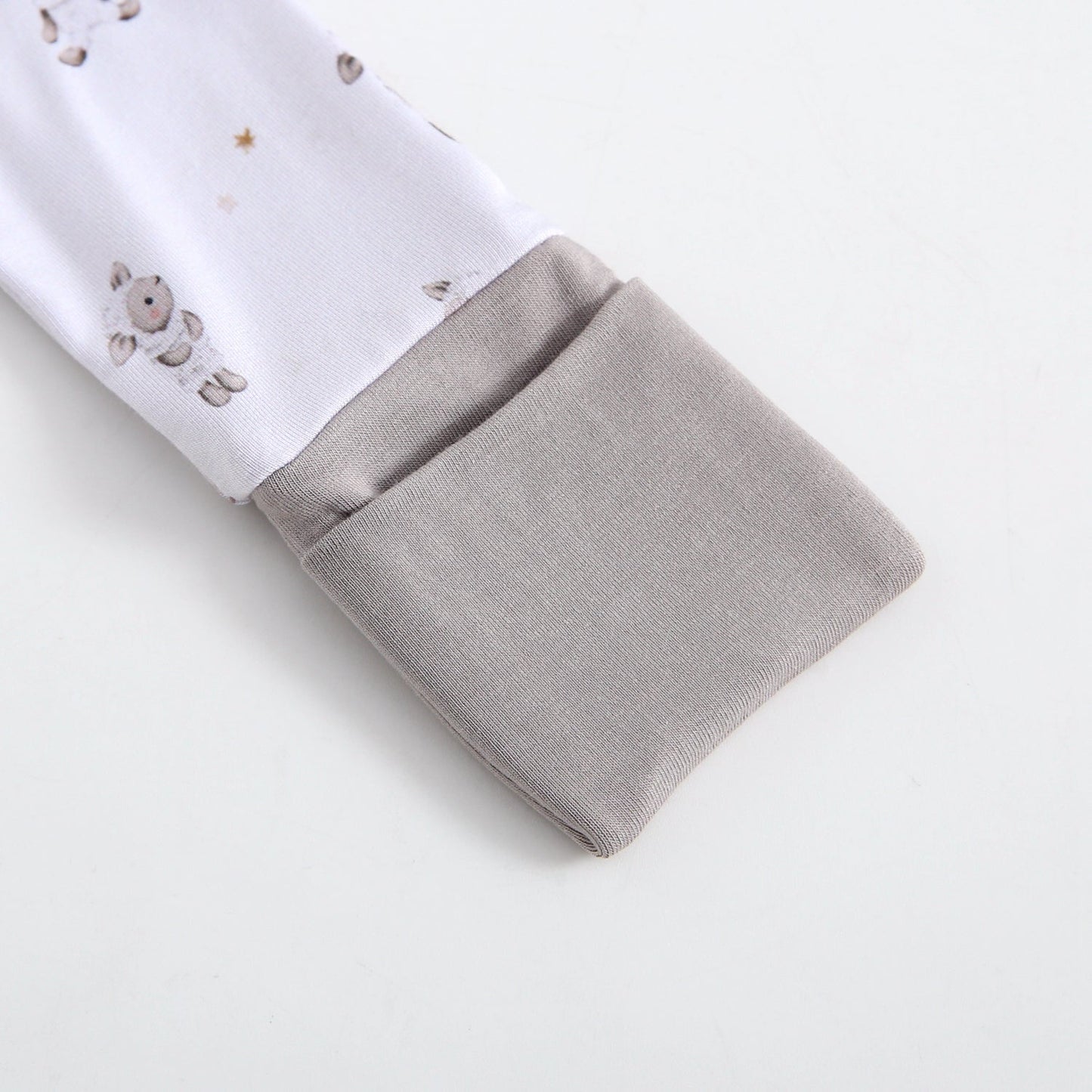 Little Lamb Zippered Baby Romper