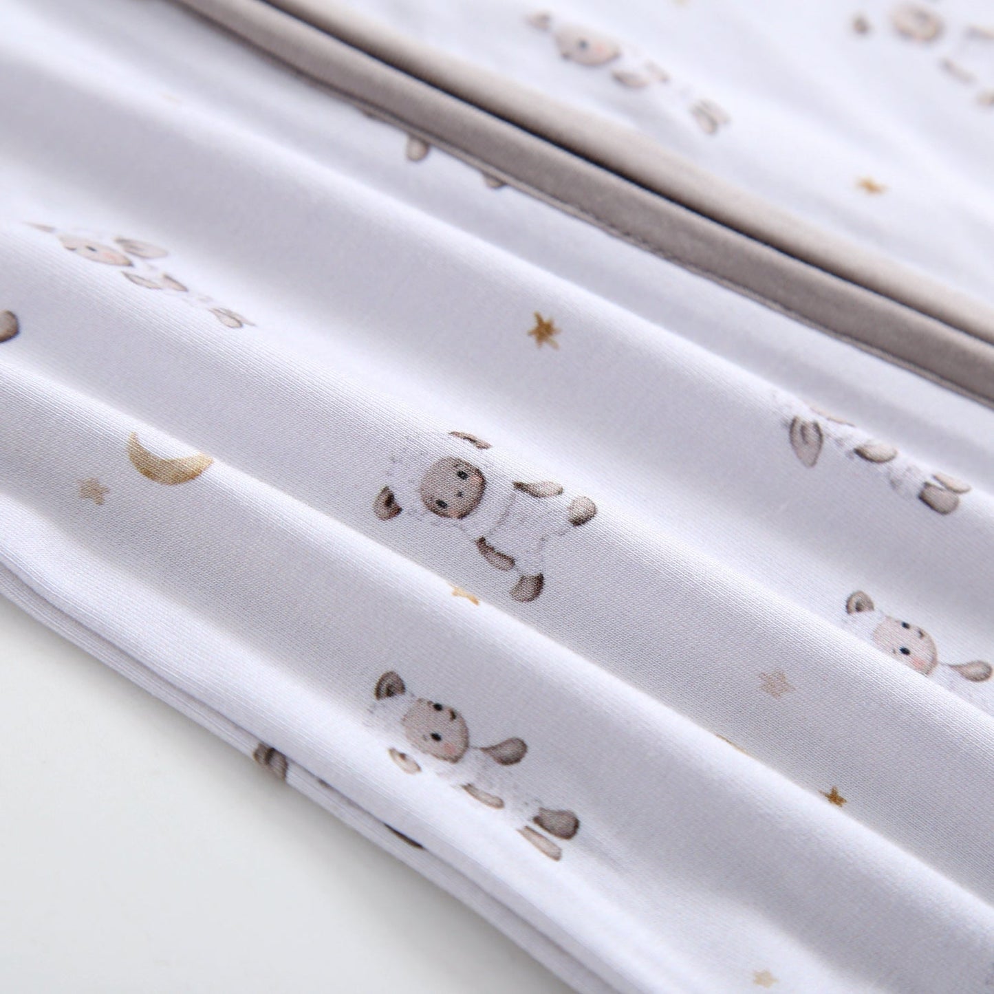 Little Lamb Zippered Baby Romper