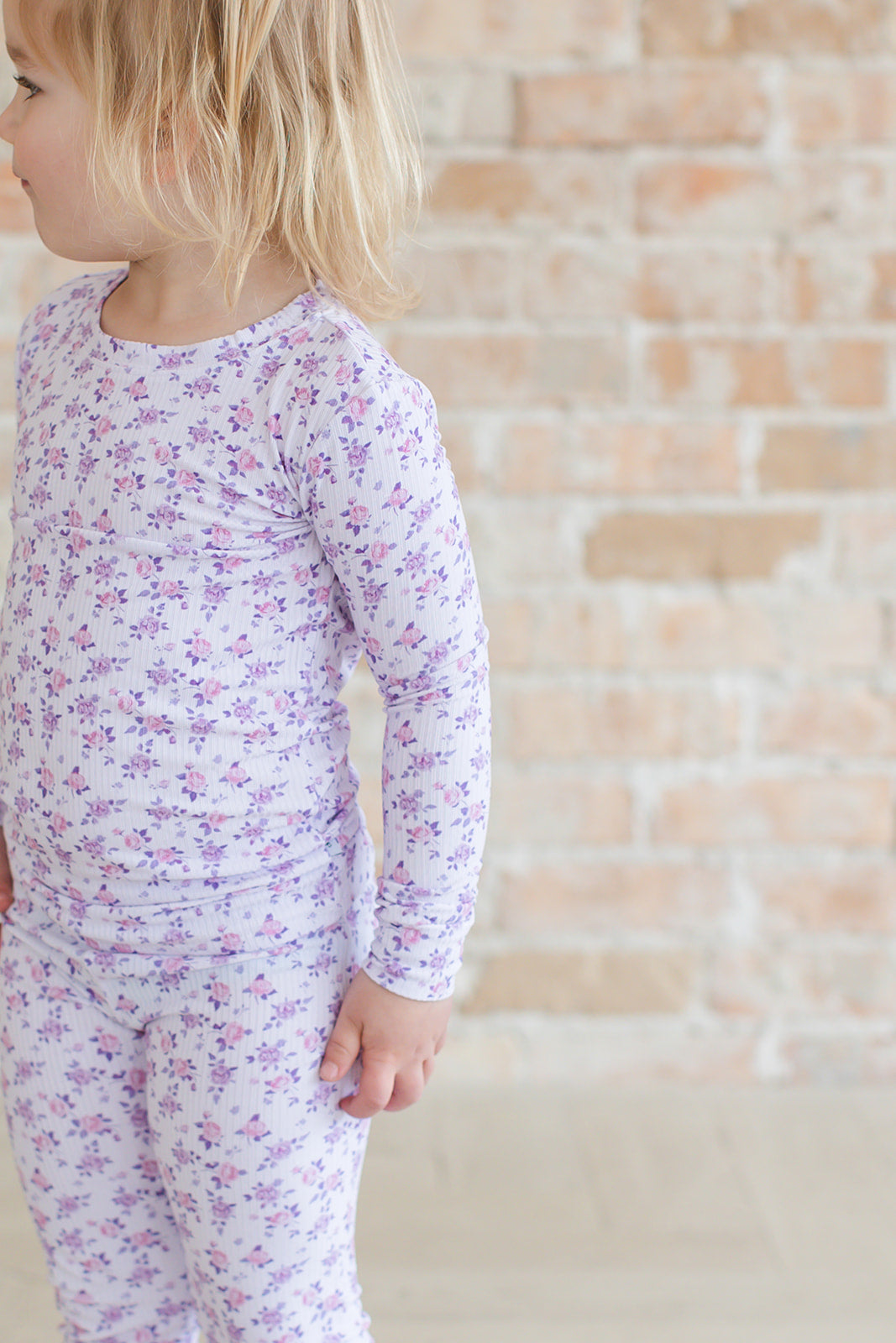 Kapri (ribbed) - Floral Pajama Set