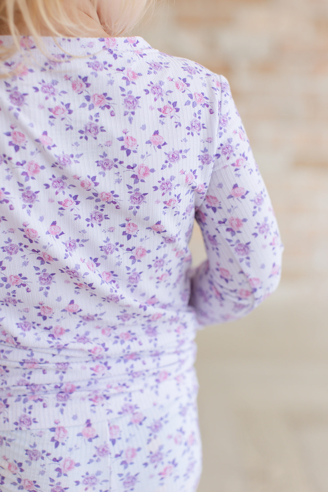 Kapri (ribbed) - Floral Pajama Set