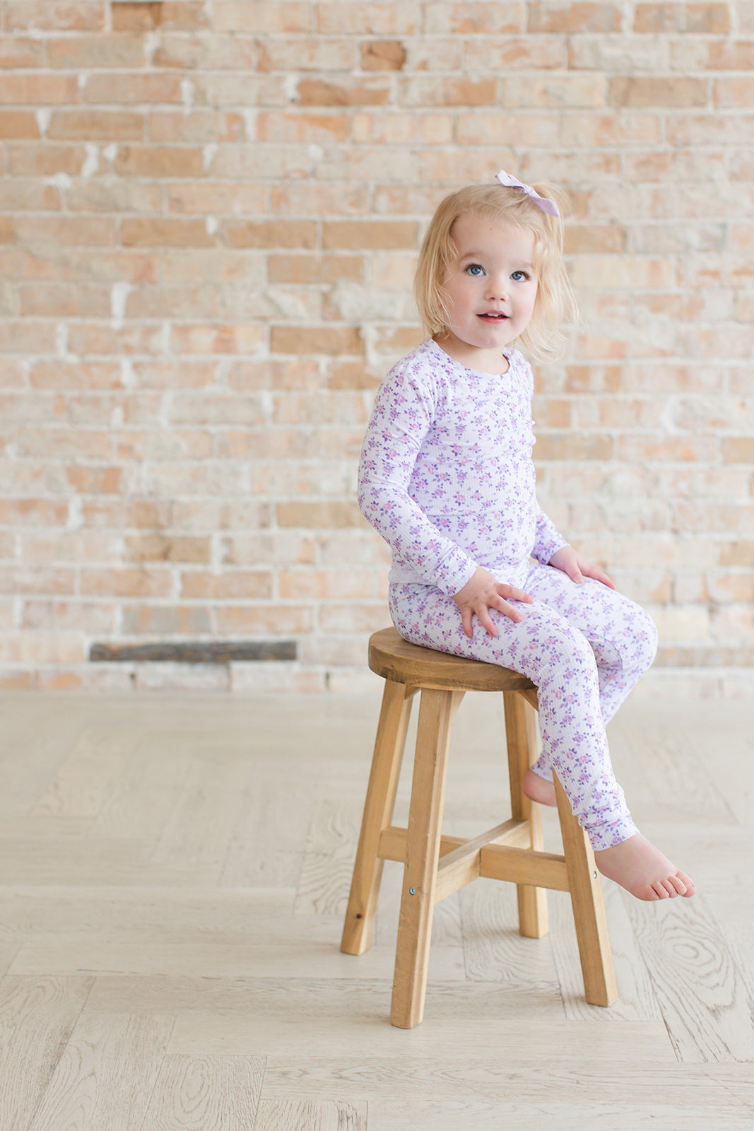 Kapri (ribbed) - Floral Pajama Set