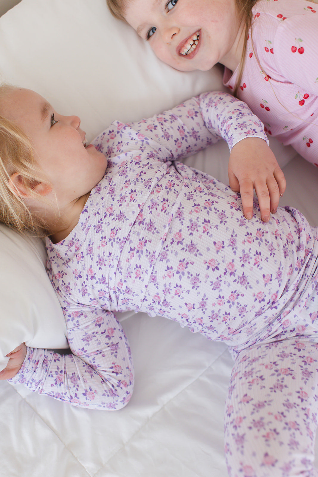 Kapri (ribbed) - Floral Pajama Set