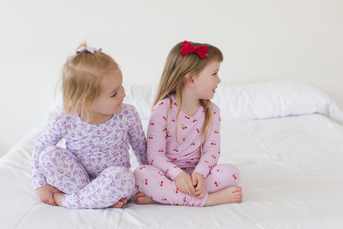 Kapri (ribbed) - Floral Pajama Set