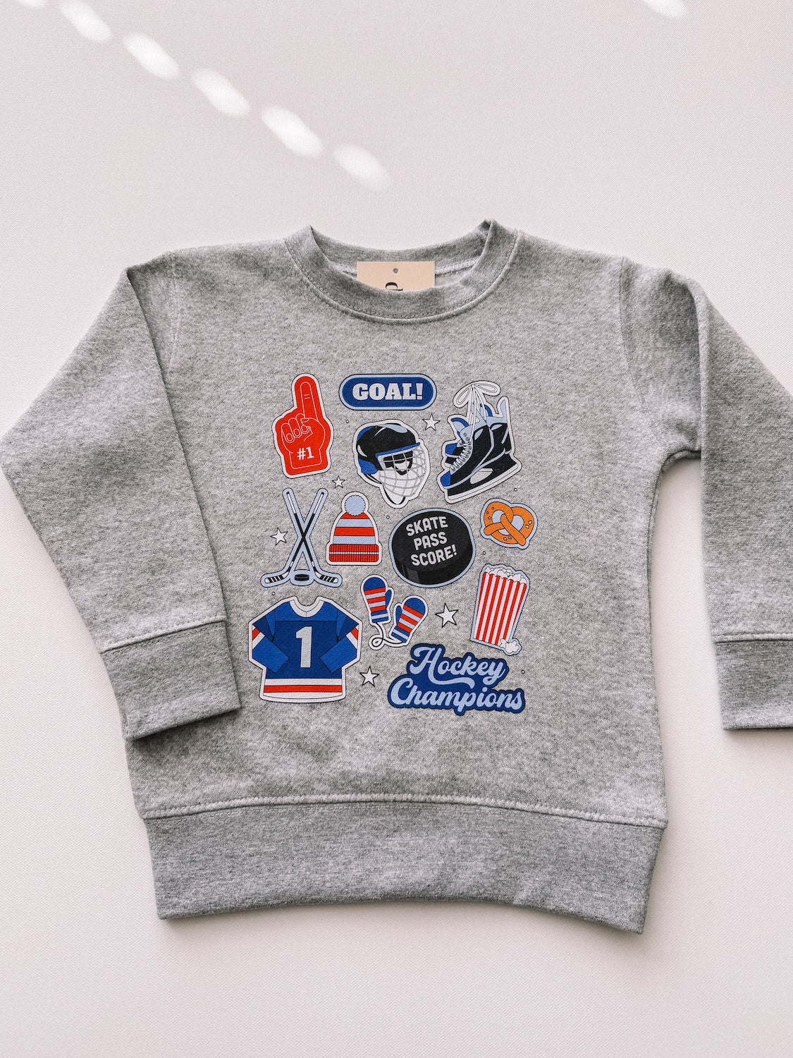 hockey fleece crewneck