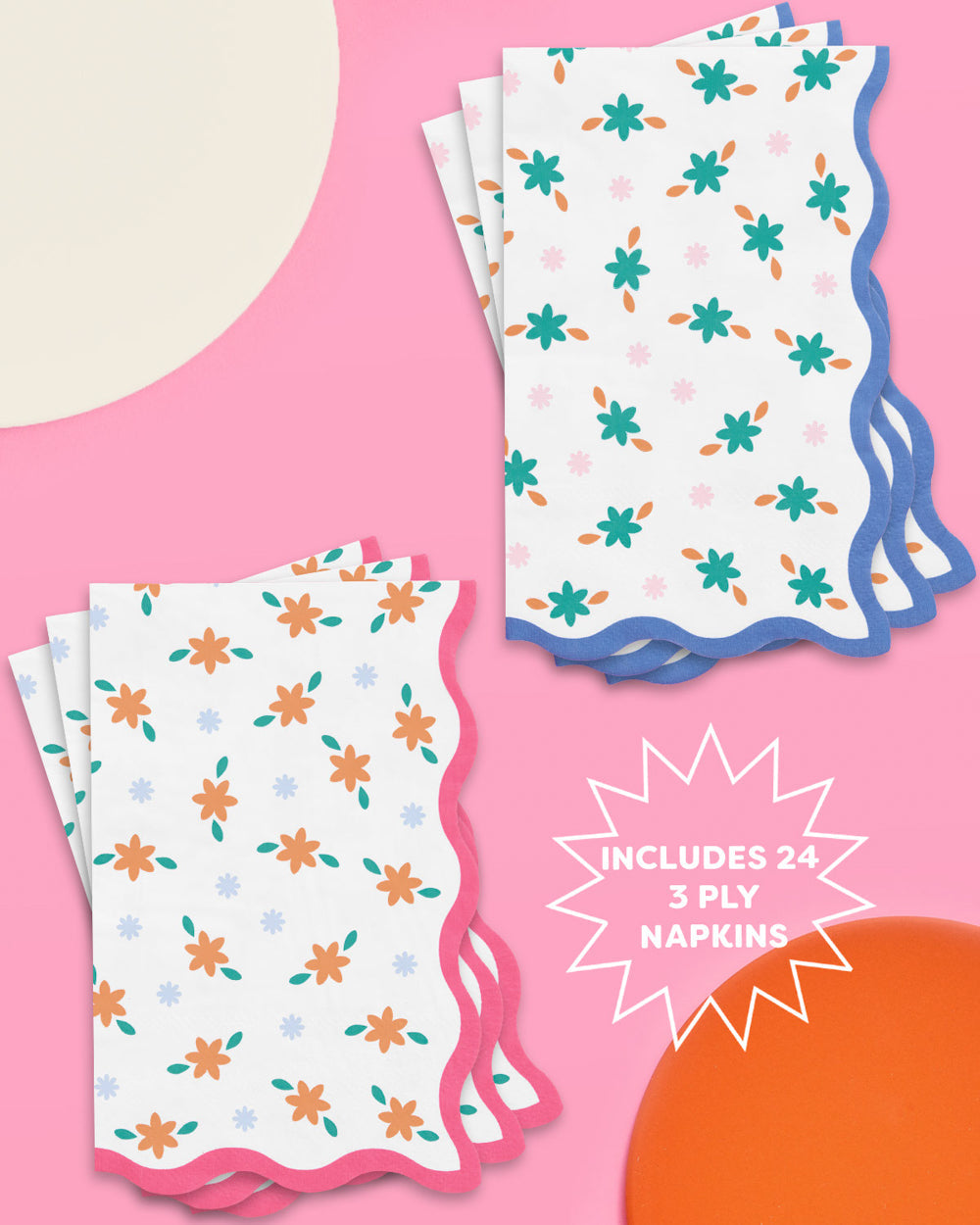 Italian Summer Napkin - 24 printed napkins