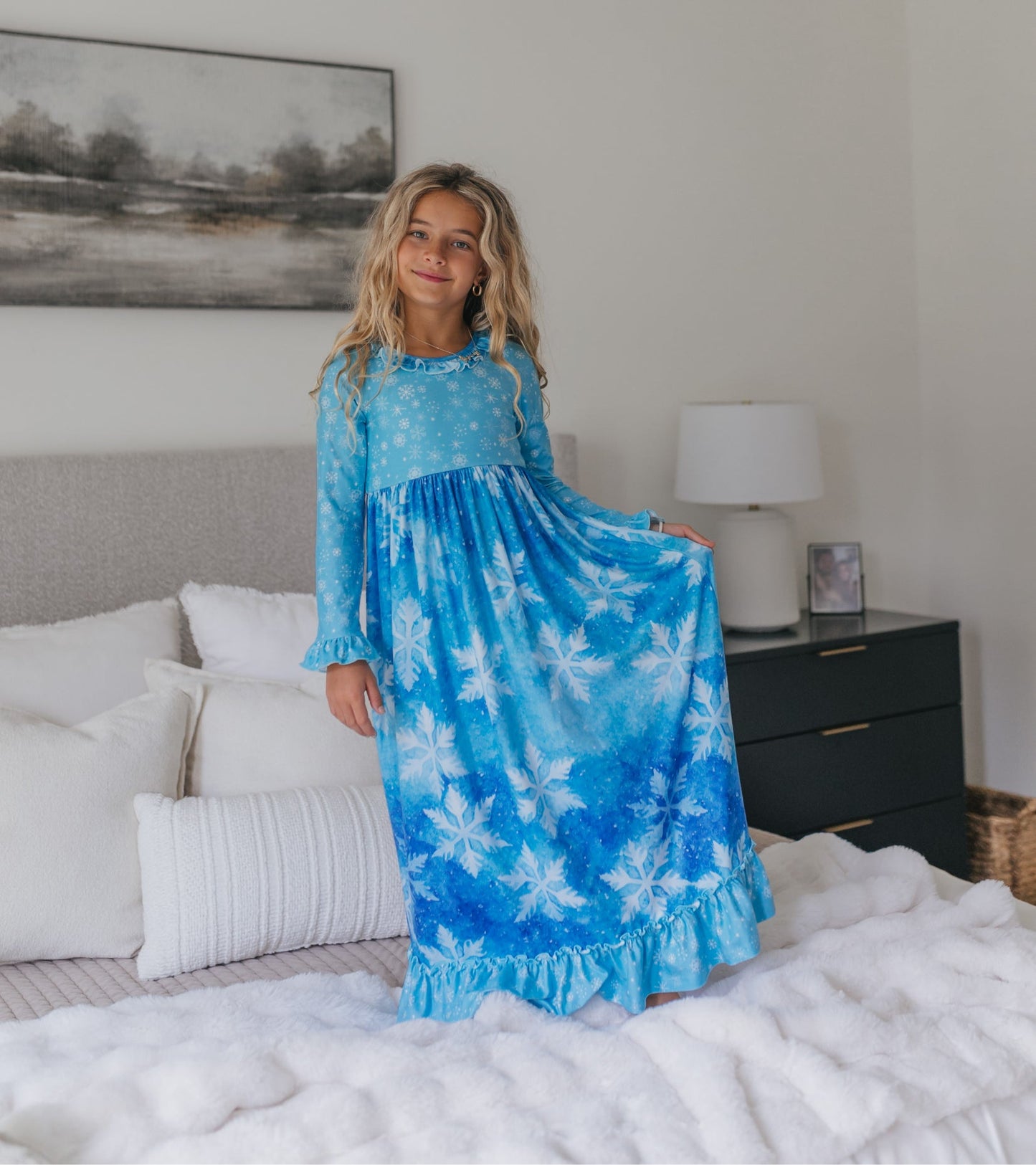 Snowflake Ice Princess Lounge Gown